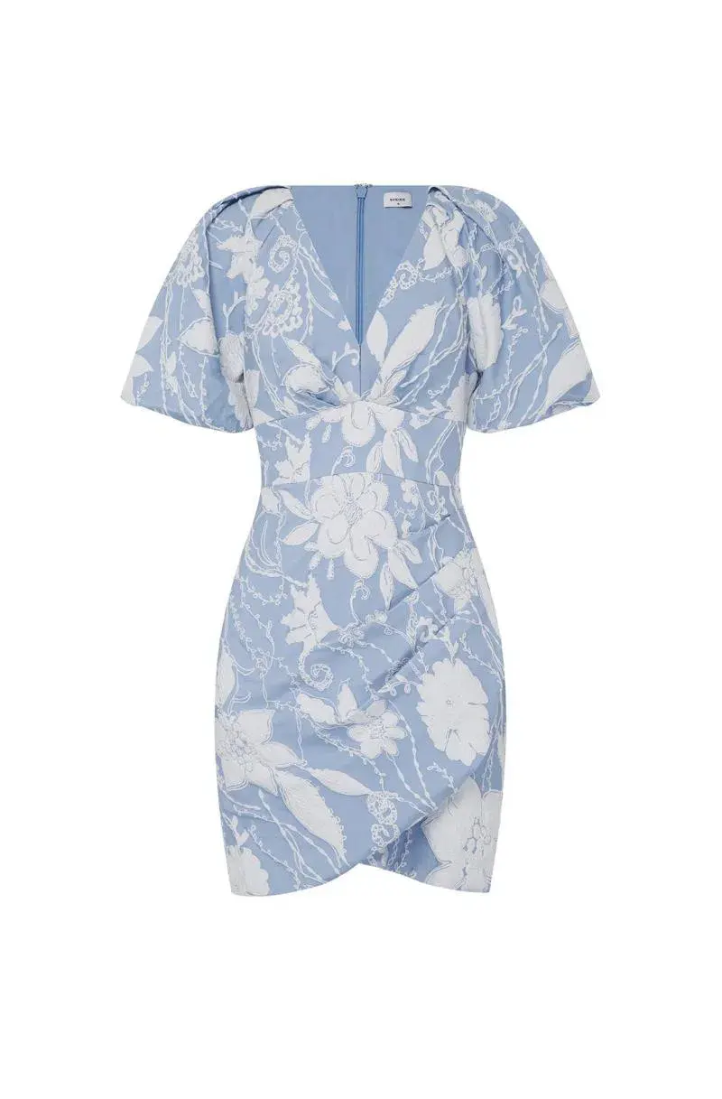Sheike Heaven Sent Dress Blue Floral Size 14 - Image 3
