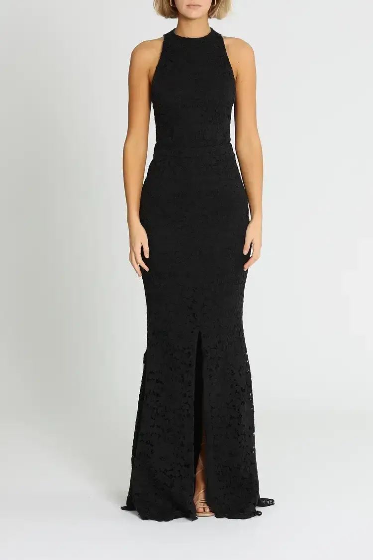 Grace and Hart Embrace Gown Black Size 8 - Image 1