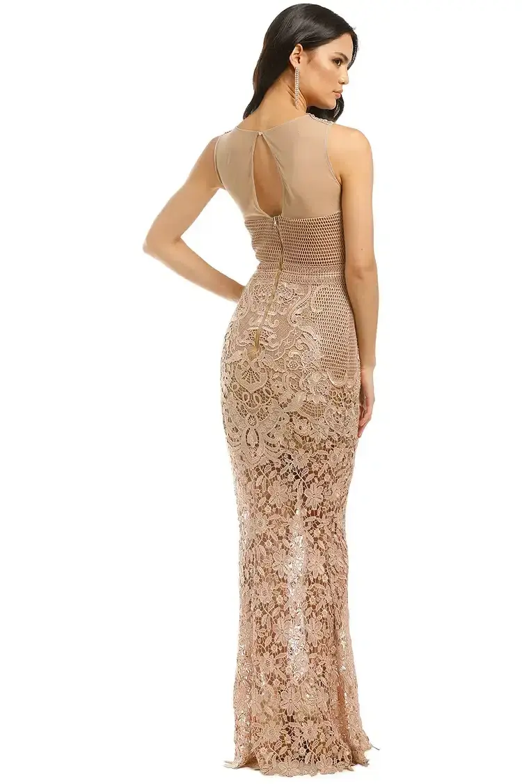 Grace and Hart Renaissance Gown Blush Pink Size 8 for rent on The Volte - main image