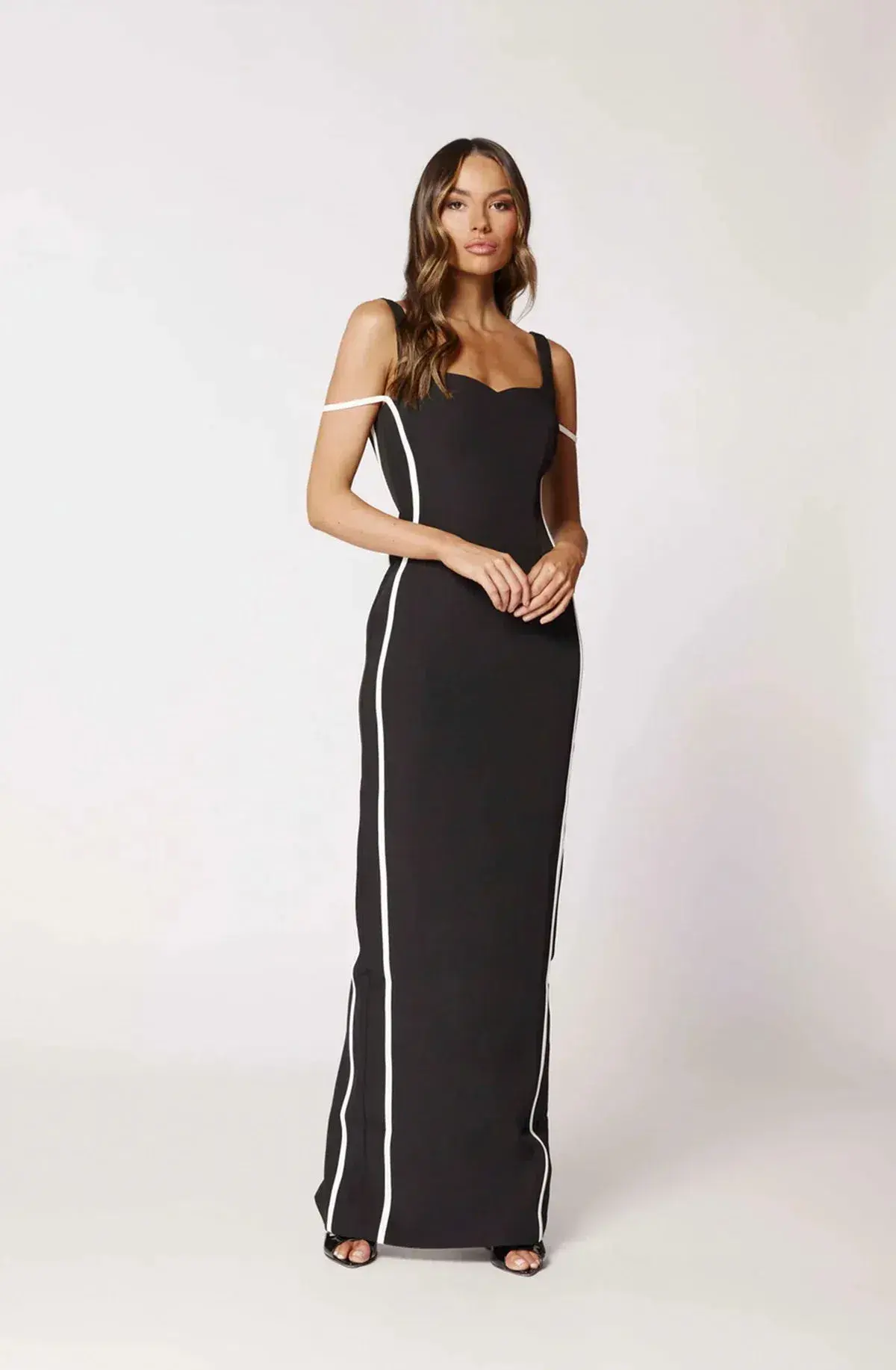 Bianca & Bridgett Polly Dress Long Black Size M / AU 12 - Image 1