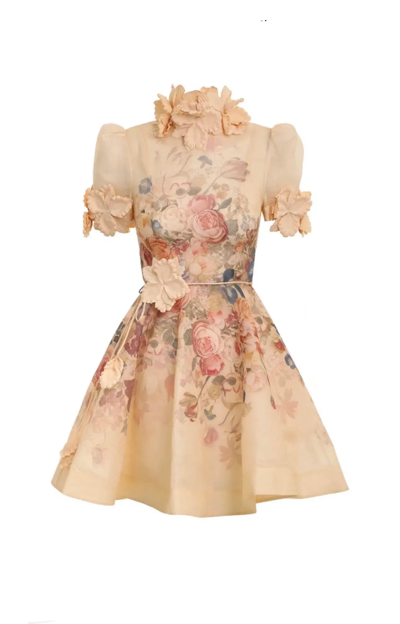 Zimmermann Luminosity Liftoff Mini Dress Print Size 2/ AU 12 - Image 4