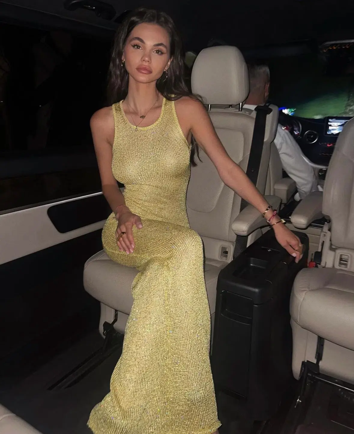 Asta Resort Natalia Maxi Dress in Chartreuse Size XS/AU 6 - Image 3