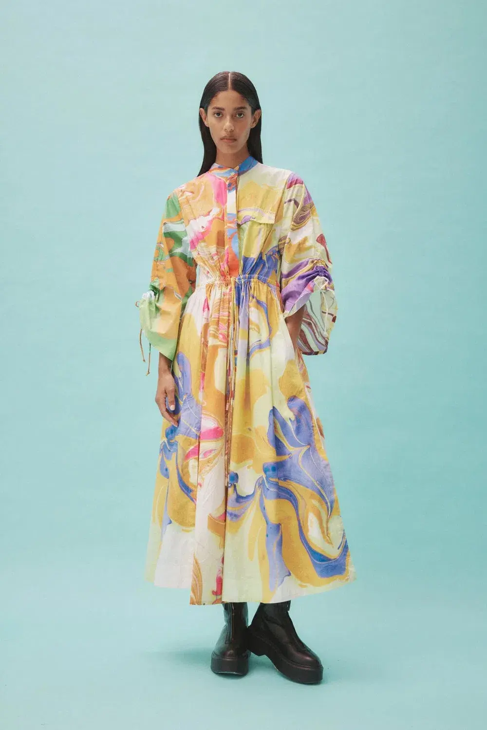 Alemais Luca Shirtdress Multi Size 14 for rent on The Volte - main image