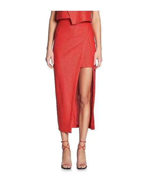 Manning Cartell Marvellous Creations Crop Bustier and Skirt Set Red Size 4/6 - Image 4