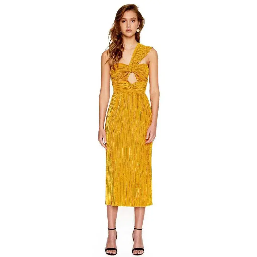 Alice McCall Power Lady Midi Dress Sunset Size 4 - Image 1