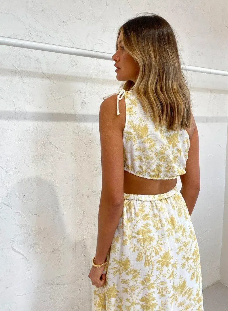 Sir the Label Clementine One Shoulder Top and Maxi Skirt Set Ivory Clementine Size 8 - Image 3