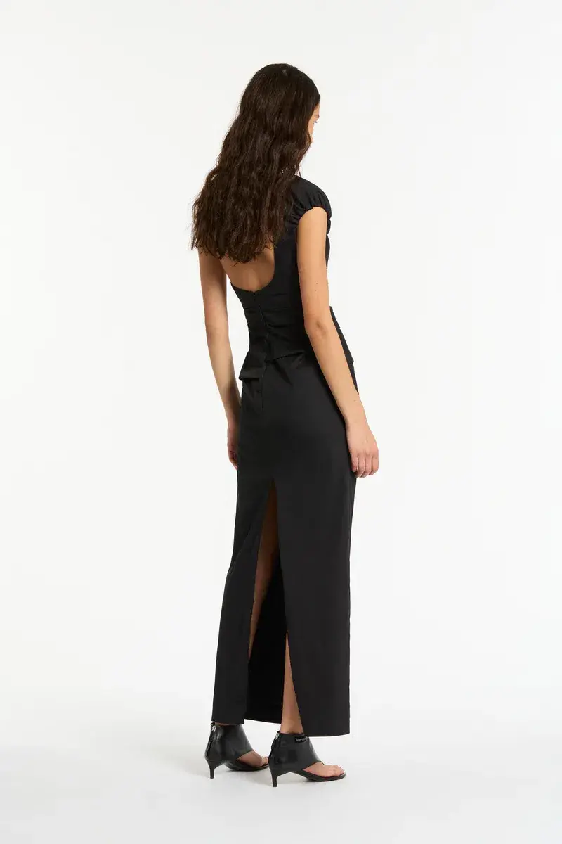 Sir the Label Giacomo Gathered Gown Black Size 0 / AU 6 - Image 2