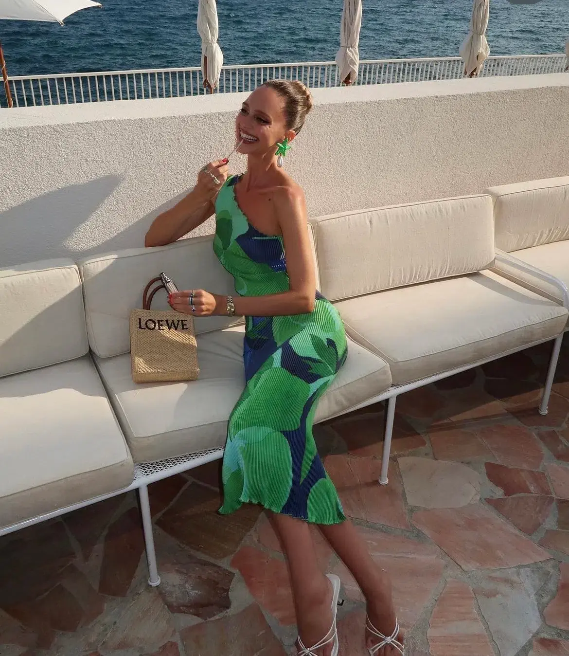 Lidee Naomi Gown Capri Green  - Image 4