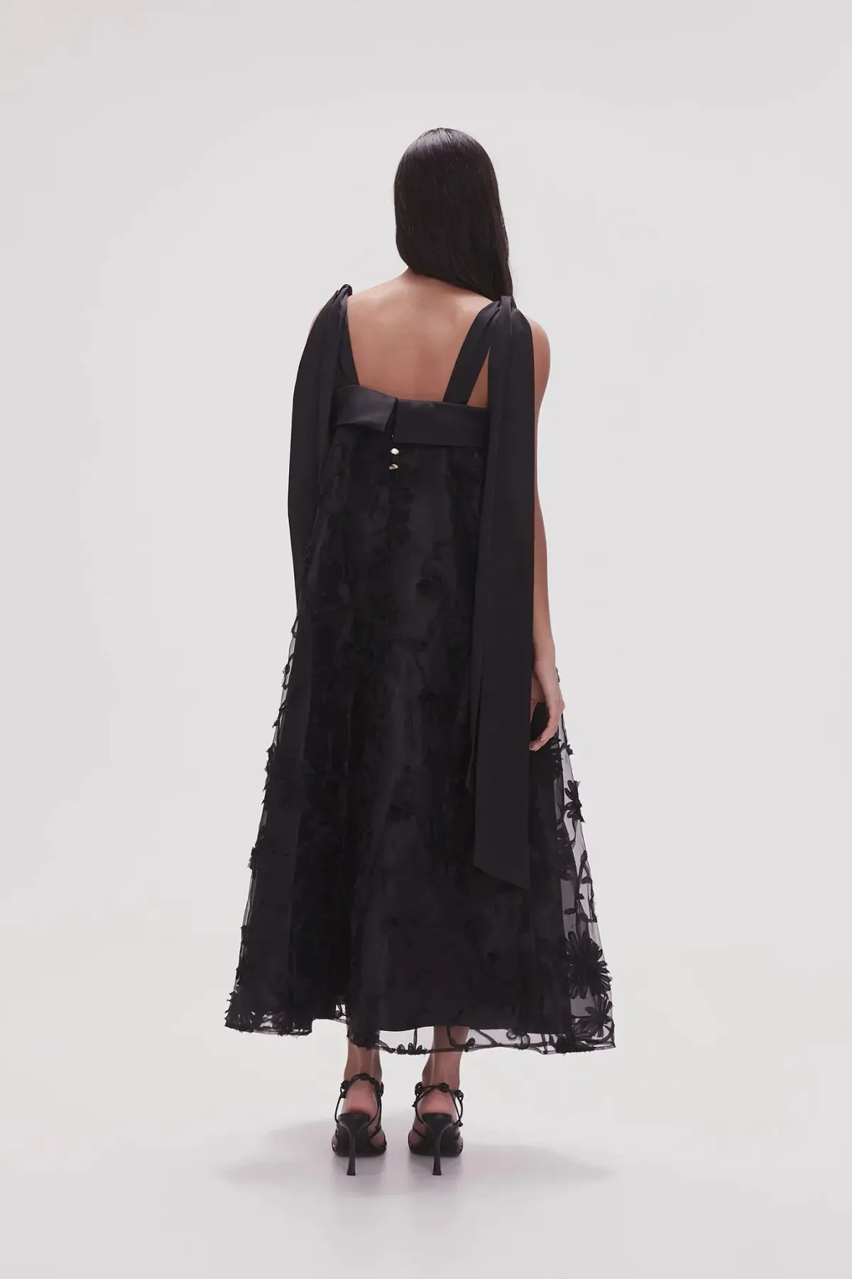 Aje Ursula Midi Dress in Black Size AU 8 - Image 2
