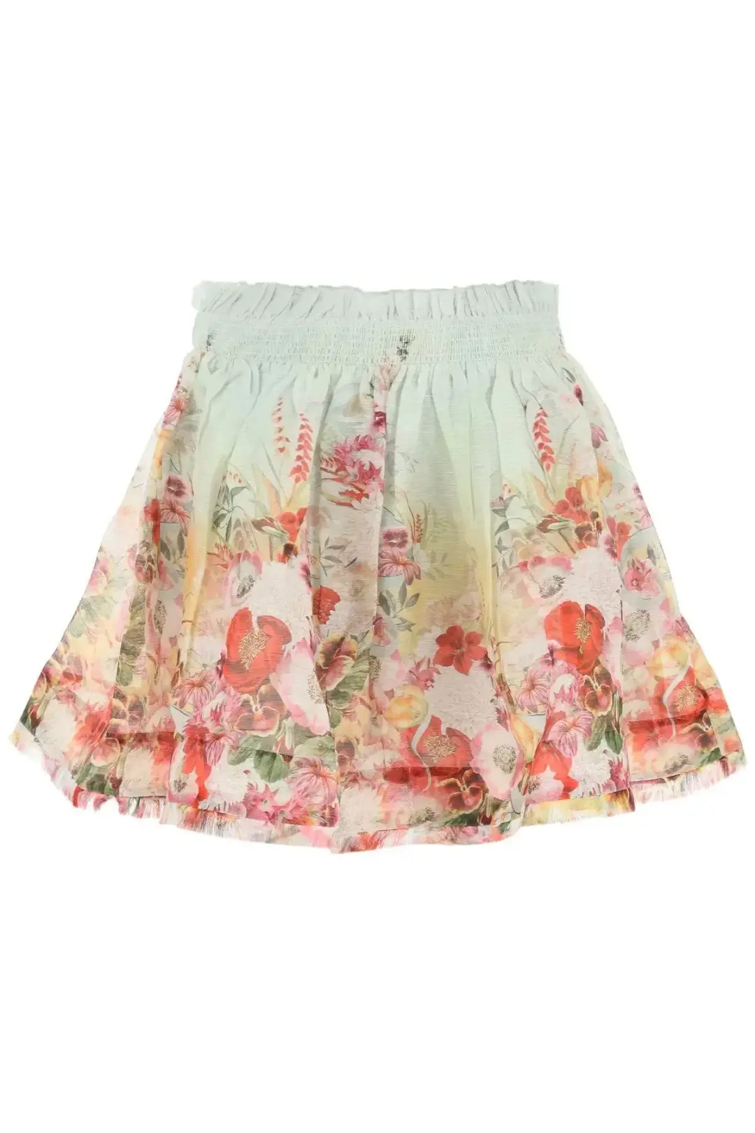 Zimmermann Wonderland Mini Skirt Floral Size 1 / AU 10 for rent on The Volte - main image