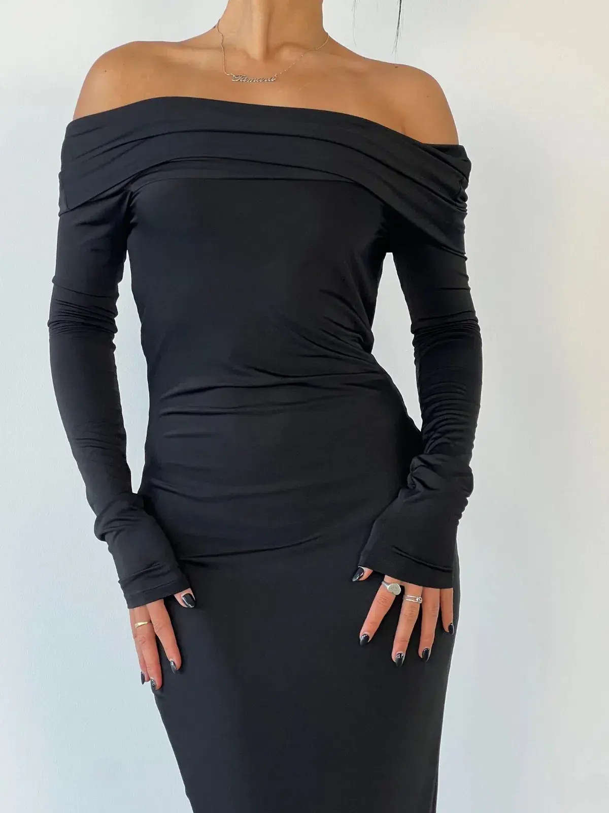 Effie Kats Gwen Gown Black Size M / AU 10 - Image 5