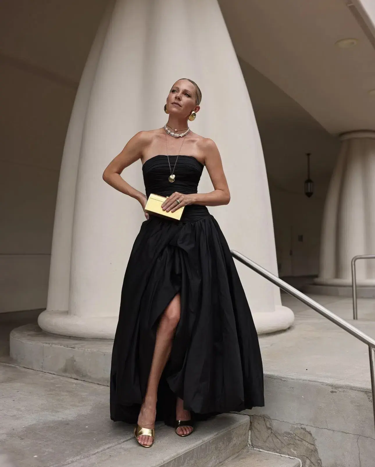 Aje Violette Bubble Hem Maxi Dress Black Size AU 8 - Image 6