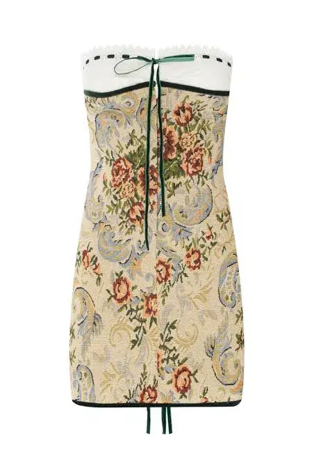 With Jean Sabrin Tabi Mini Dress Green Size 12 - Image 1