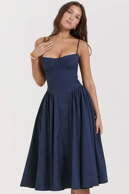 House Of CB Samaria Dress Navy Size Small Size AU 8 - Image 2