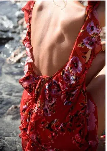 Rat & Boa Romy Dress Red Size S/Au 8 - Image 2