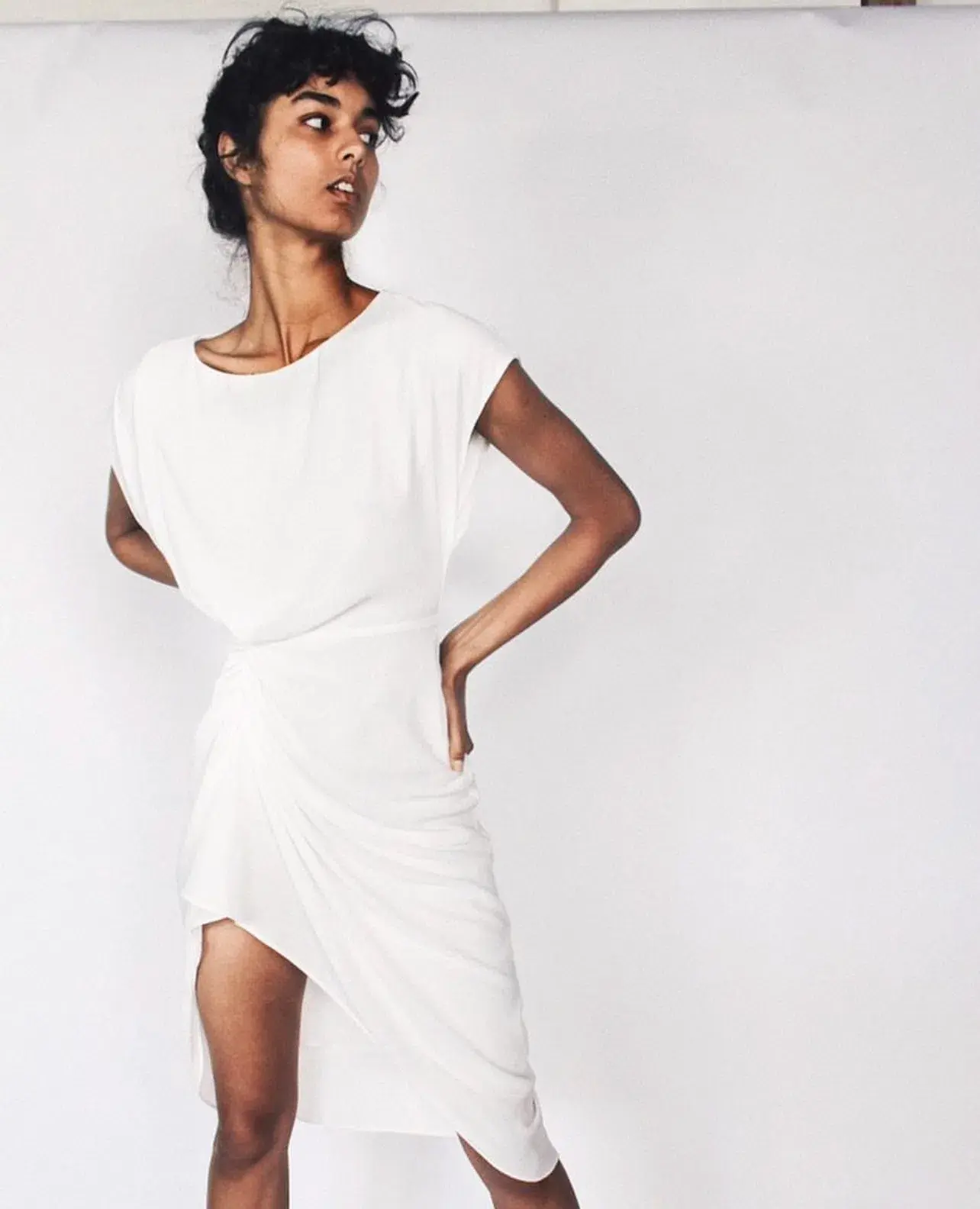 Misha Kendall Dress White Size 8 - Image 1