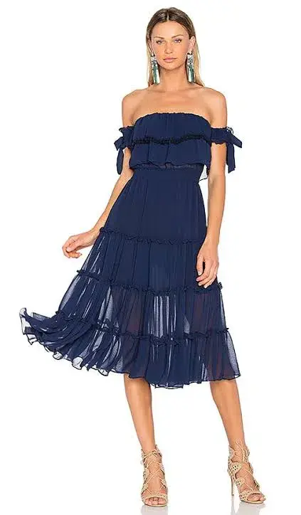 MISA Los Angeles Micaela Dress in Navy size XS - Image 1