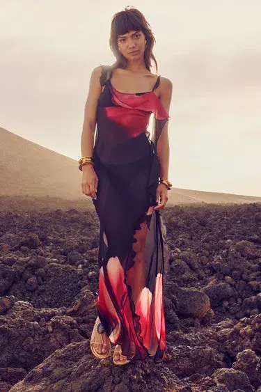 Rat & Boa Aurelia Dress Multi Size S (SMALL) for rent on The Volte - main image