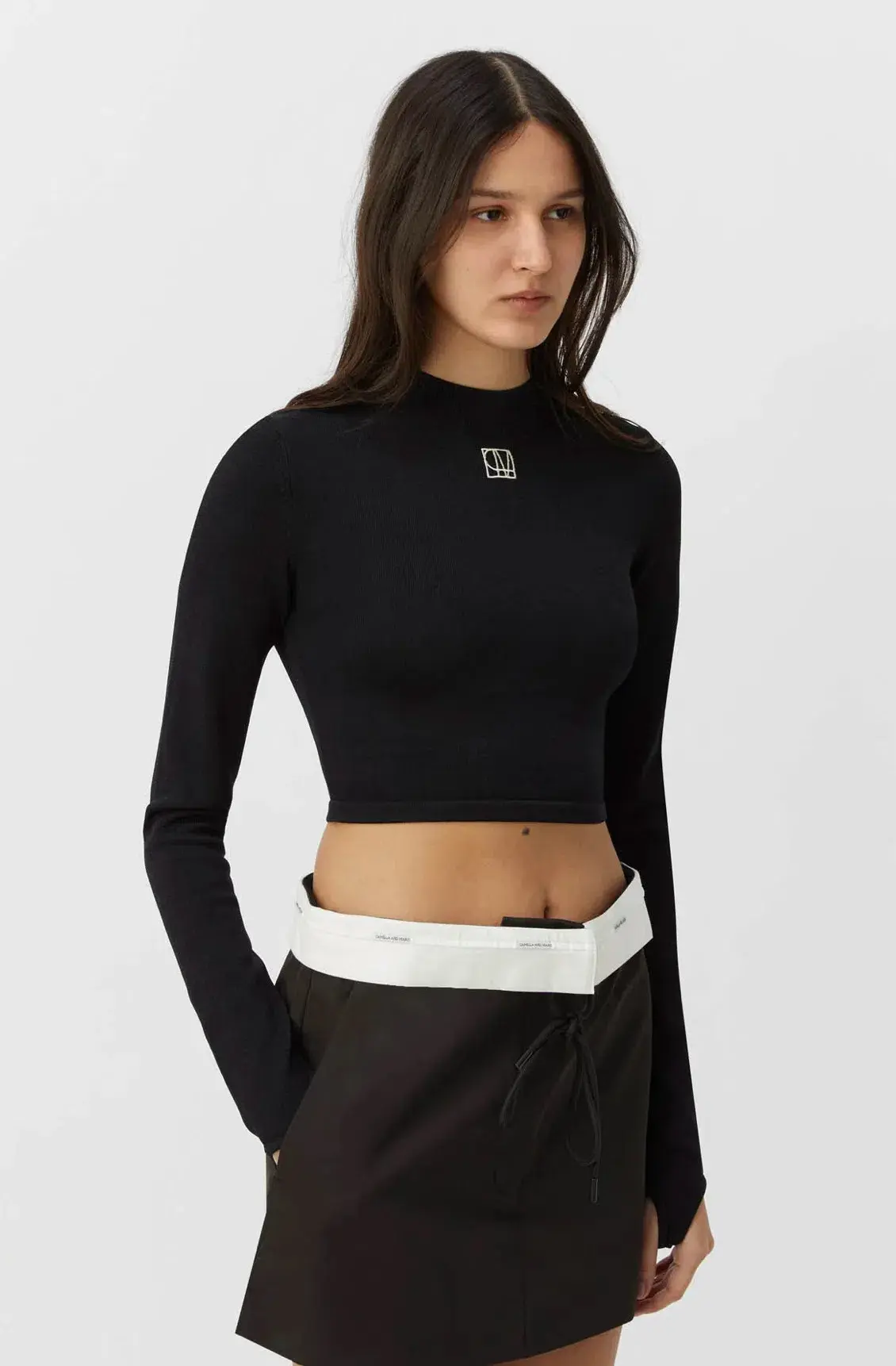 Camilla and Marc Conrad Mini Skirt Black Size 8 - Image 4