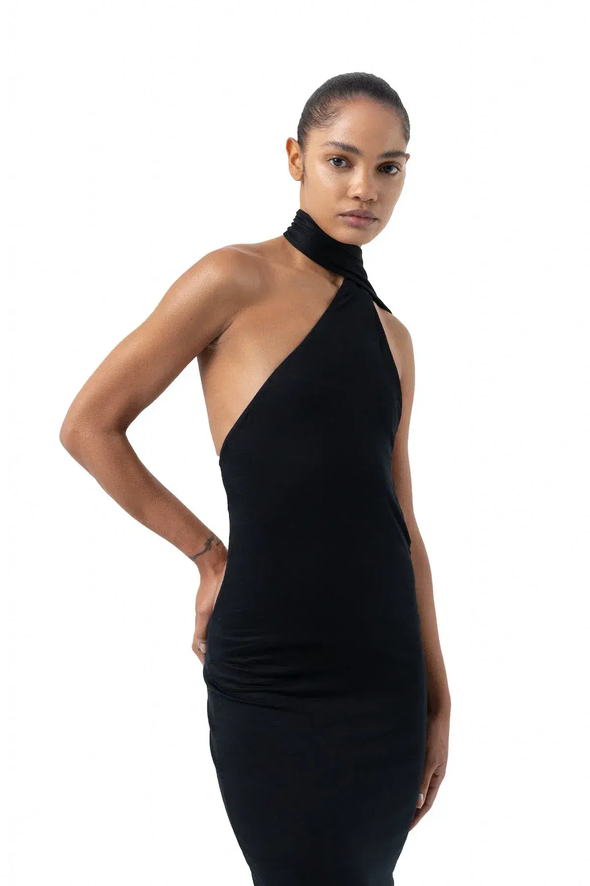 Khanum's Kara Scarf Maxi Dress Black Size XS / AU 6 - Image 5
