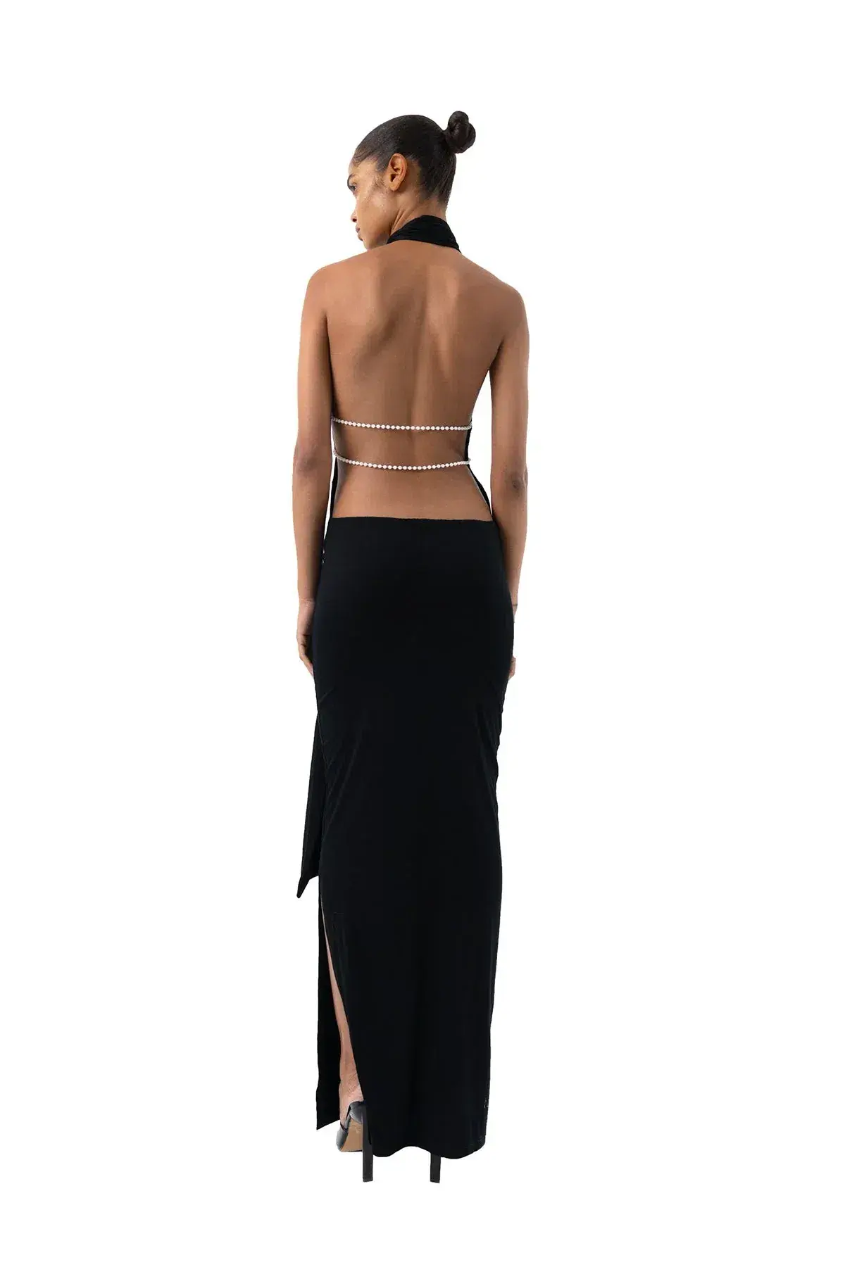 Khanum's Kara Scarf Maxi Dress Black Size XS / AU 6 - Image 7