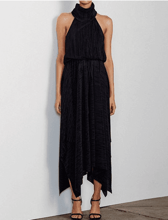 Shona Joy Yasmin Funnel dress black size 12 - Image 1
