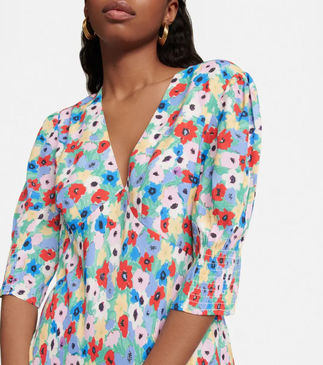 Rixo Zadie Floral Maxi Dress Size 12 for rent on The Volte - main image