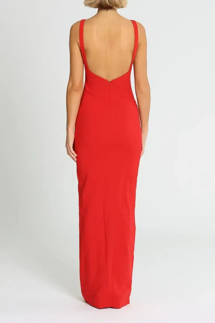 Likely NYC Bethany Gown Red Size 10 - Image 3