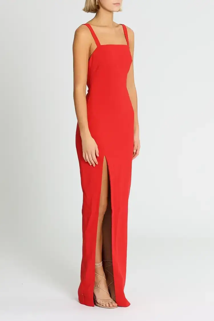 Likely NYC Bethany Gown Red Size 10 - Image 2