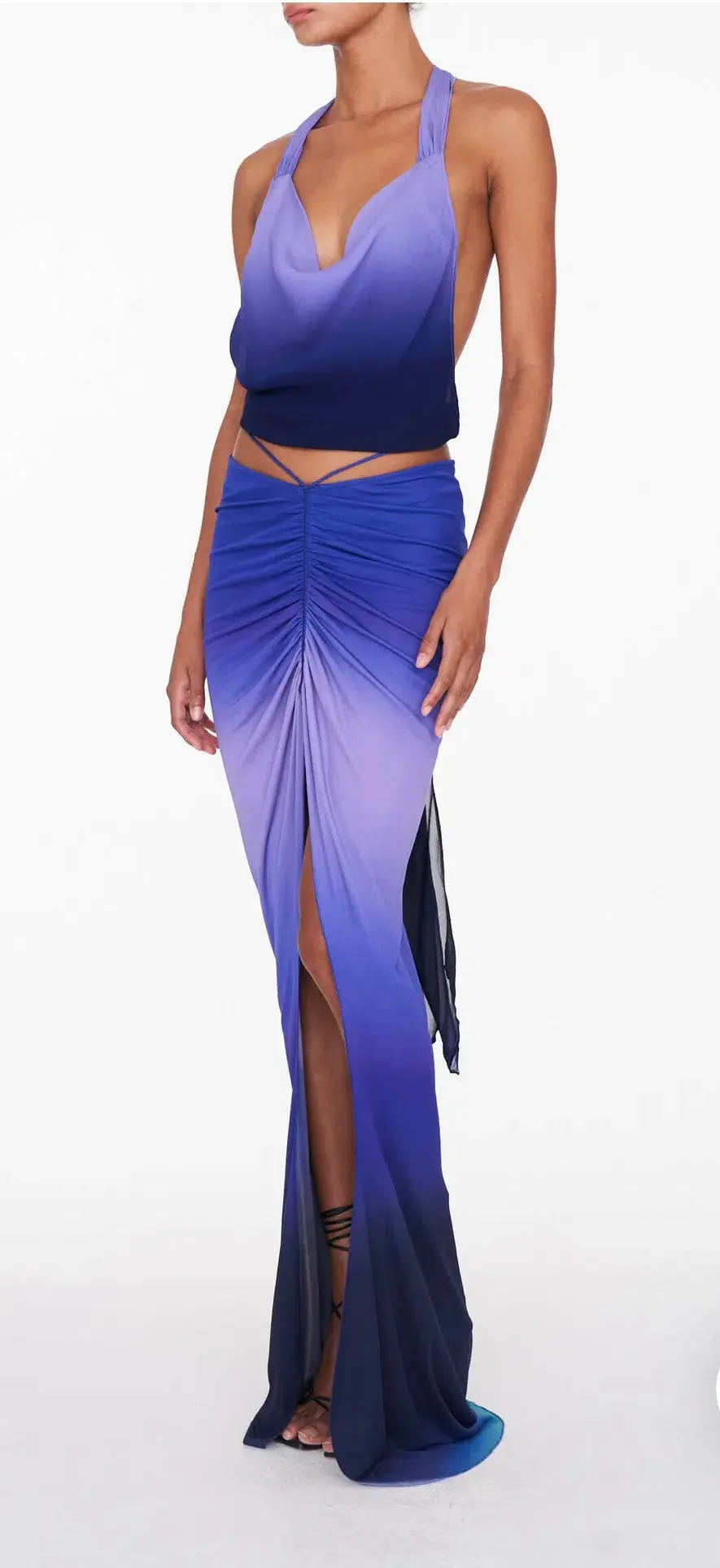 Rat & Boa Nova Top & Atlantis Skirt Set Blue Ombre Size S / AU 8 - Image 4