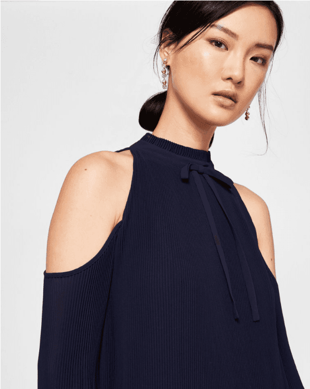 Ted Baker Rebessa Maxi Dress navy size 14 - Image 6