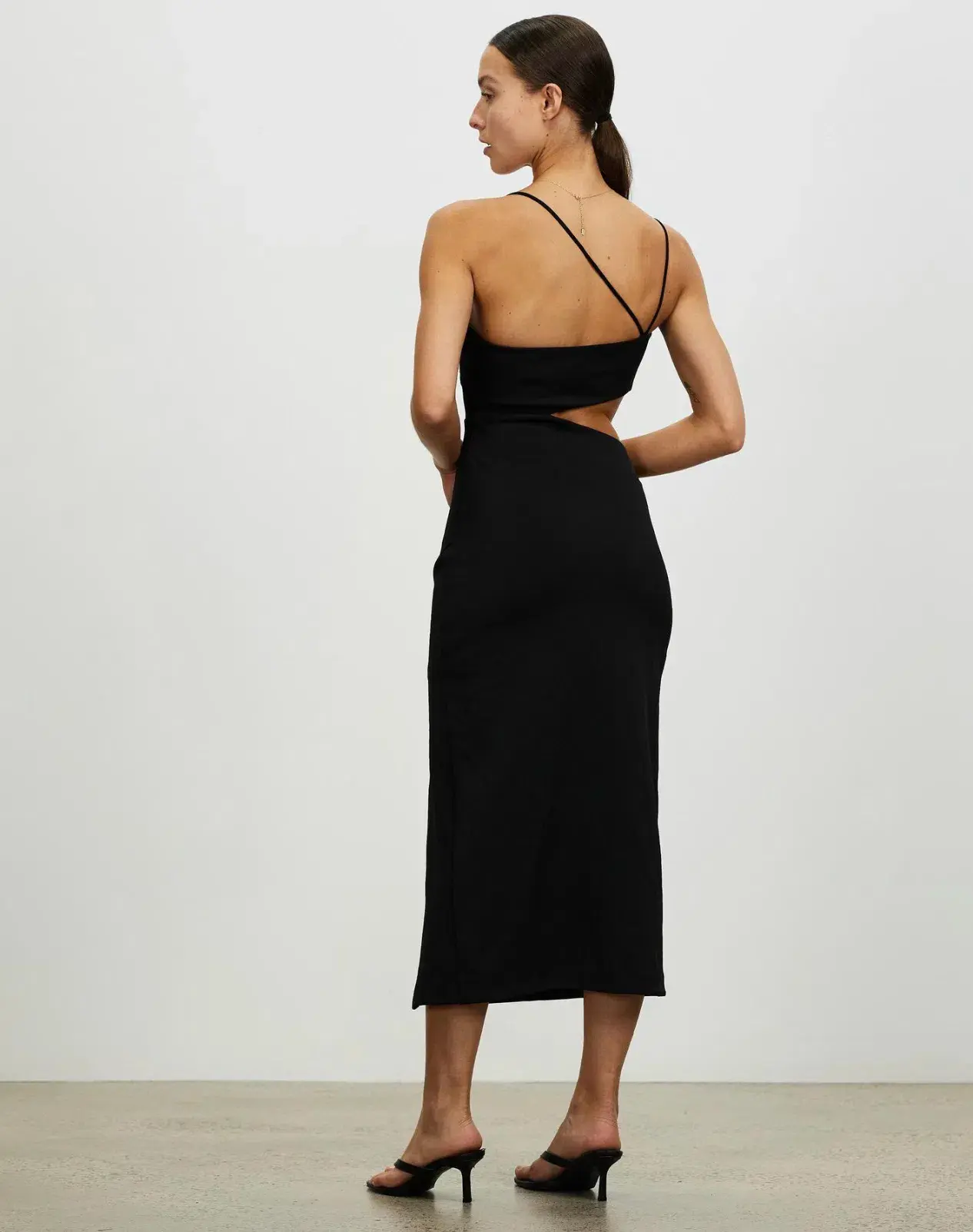 Lover Royce Midi Dress Black Size 6 - Image 2
