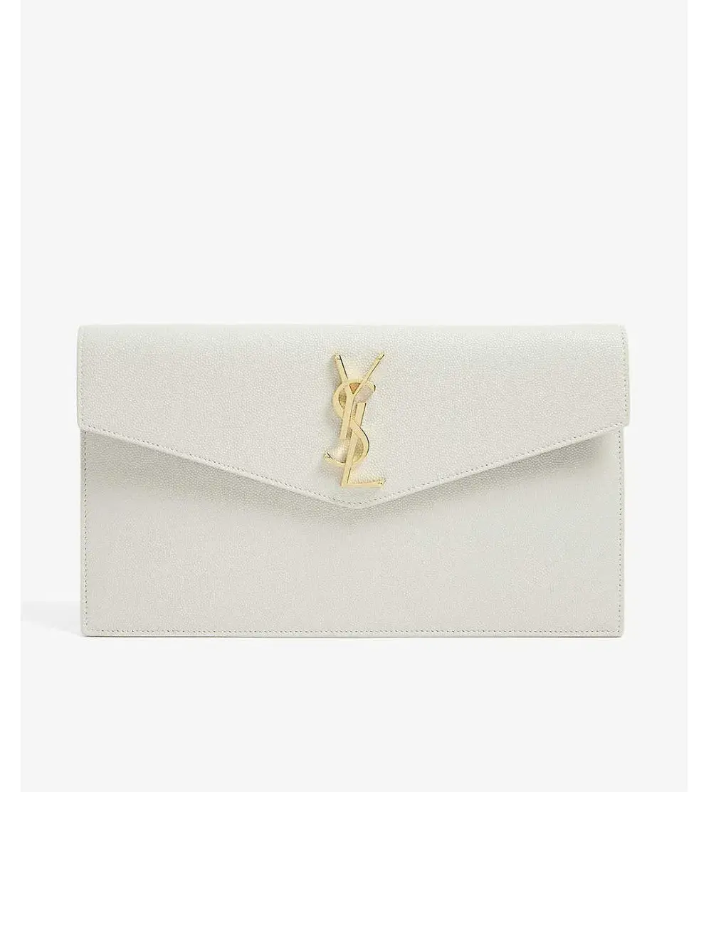 YSL Uptown Clutch Off White  - Image 1