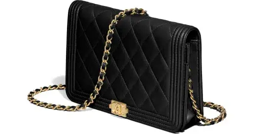Chanel Boy Wallet On Chain Handbag Black - Image 2