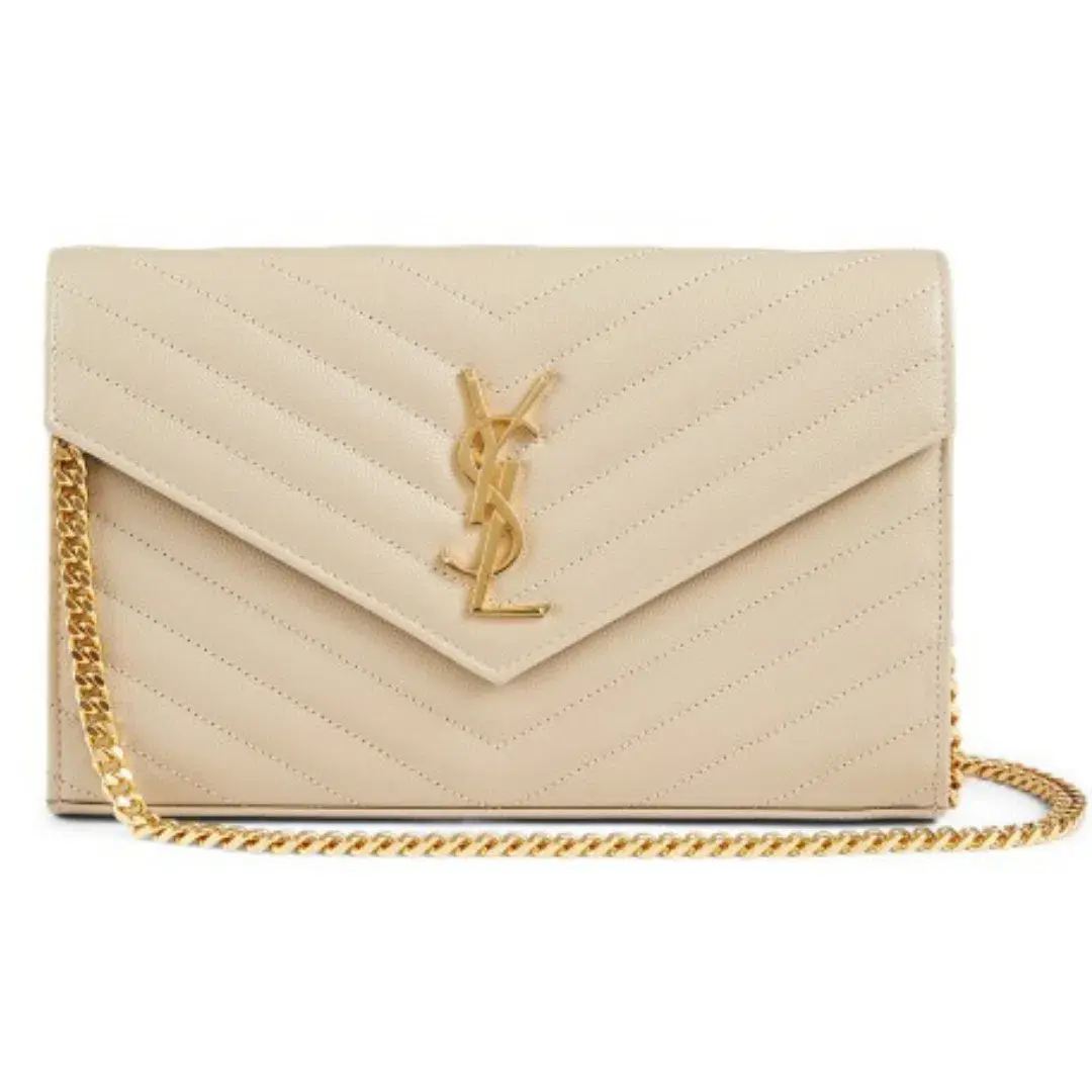 YSL Envelope Handbag Nude - Image 2
