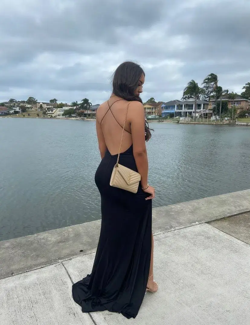 YSL Envelope Handbag Nude - Image 3
