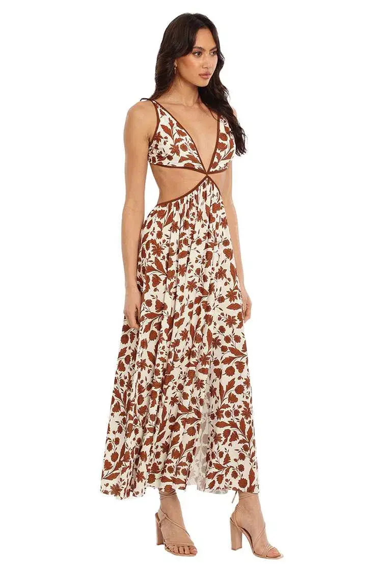 Bec & Bridge Pippa Dress Print Size 12 - Image 2