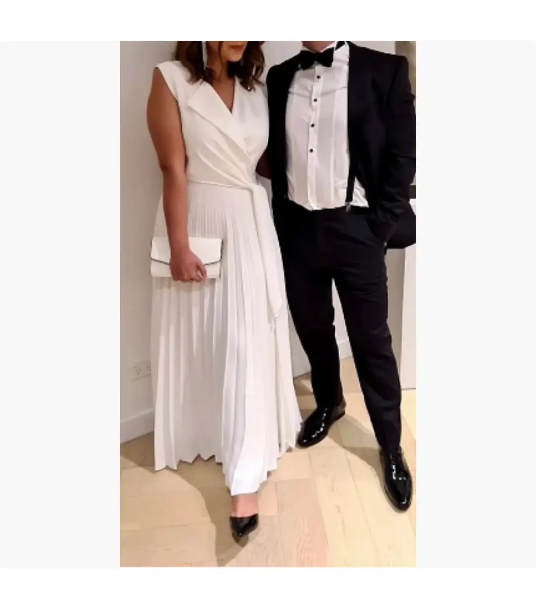 Carla Zampatti White Wrapped Up Maxi Dress White Size 10 for rent on The Volte - main image