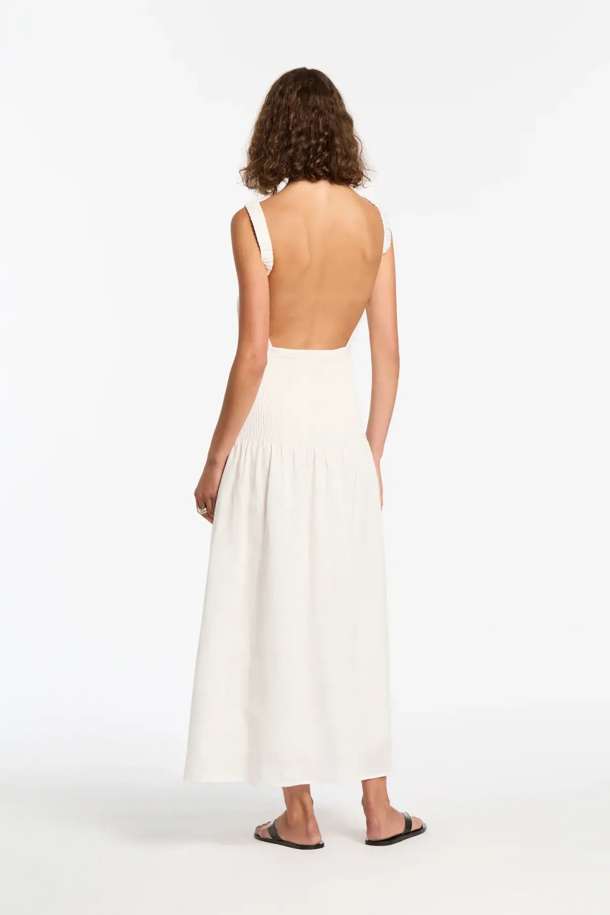 Sir The Label Lorena Open Back Maxi Dress White Size AU 10 - Image 2