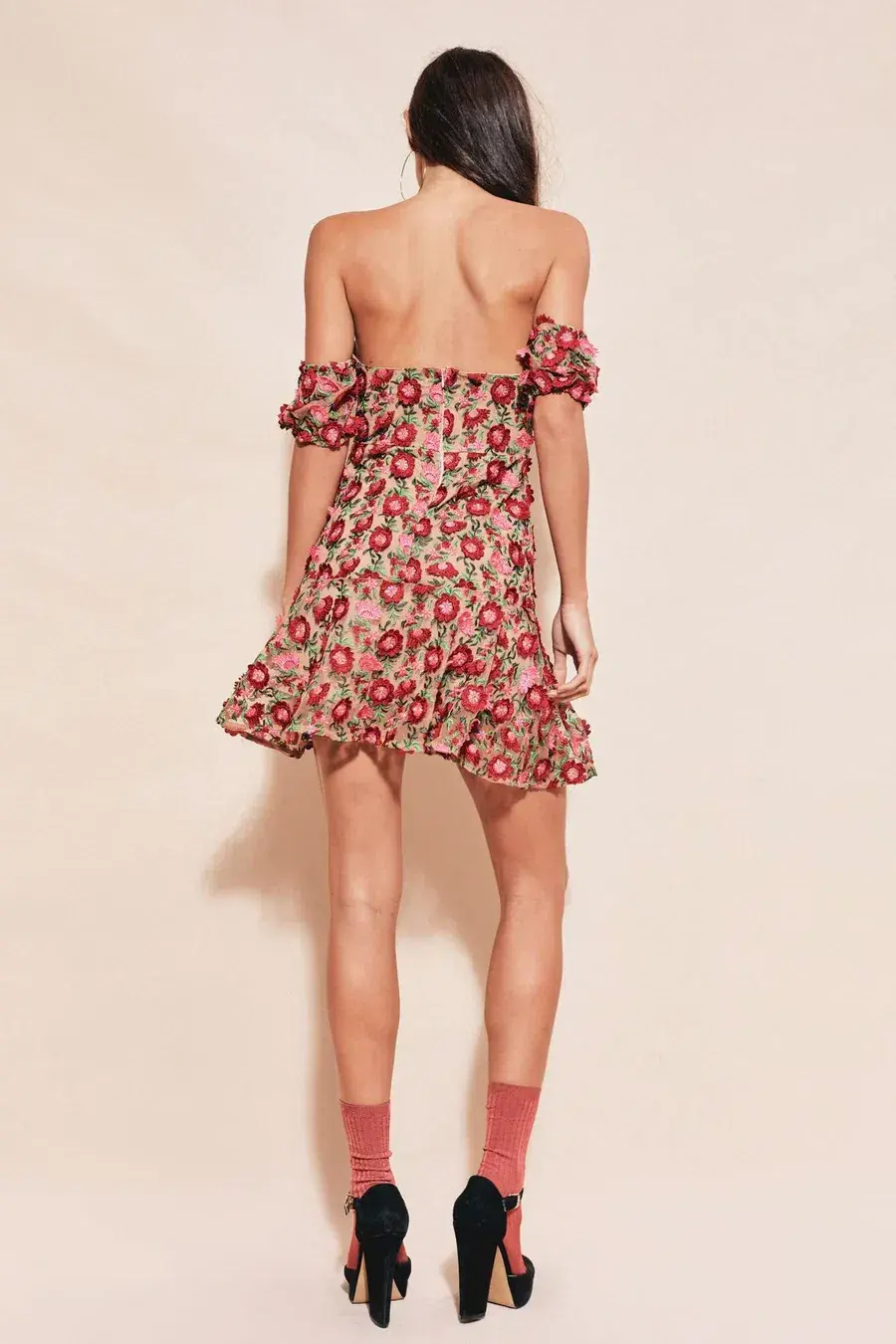 For Love and Lemons Amelia Dress Floral Size 8 for rent on The Volte - main image