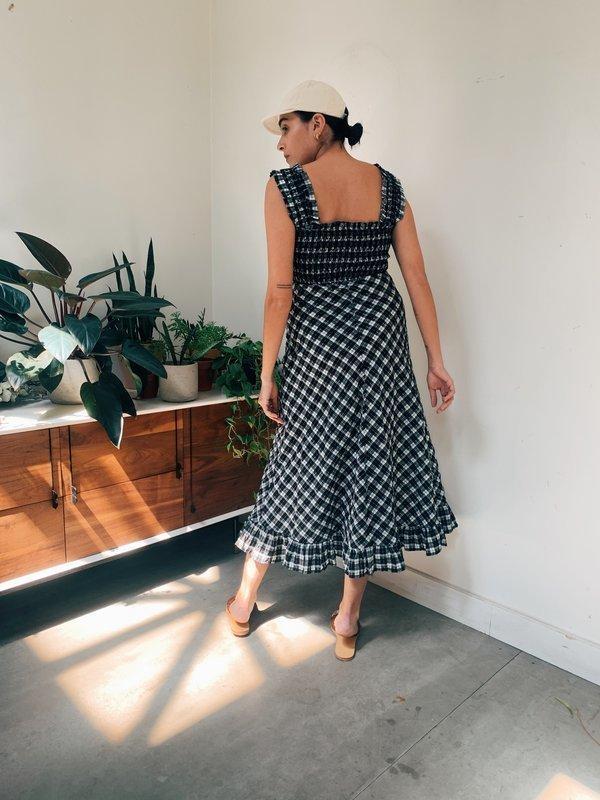 Ganni Seersucker check dress - Image 2