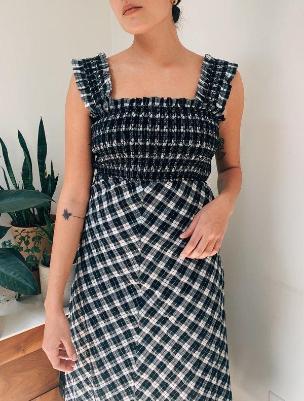 Ganni Seersucker check dress - Image 4
