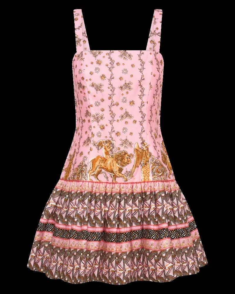 Kate Ford Delphi Corset Dress Print Size 12 - Image 5