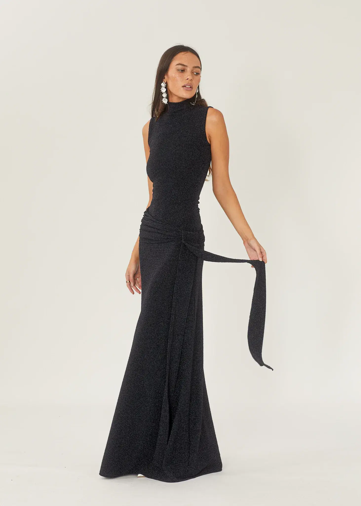 Arcina Ori Monica Dress Black Size M/AU 10 - Image 7