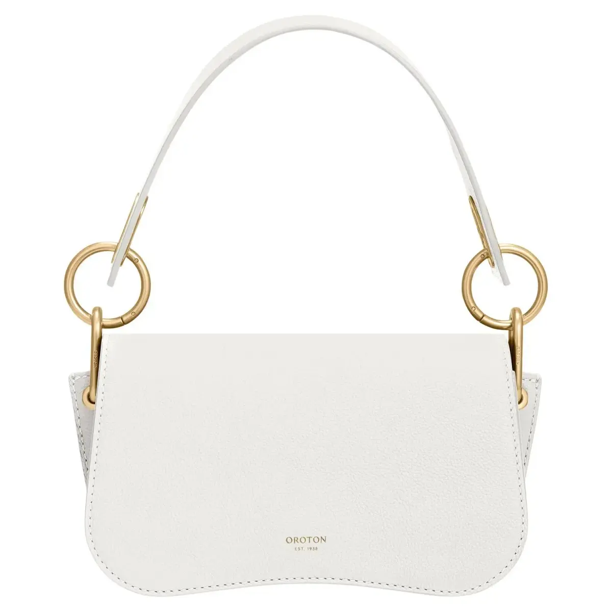 Oroton Liv Small Day Bag White  - Image 1