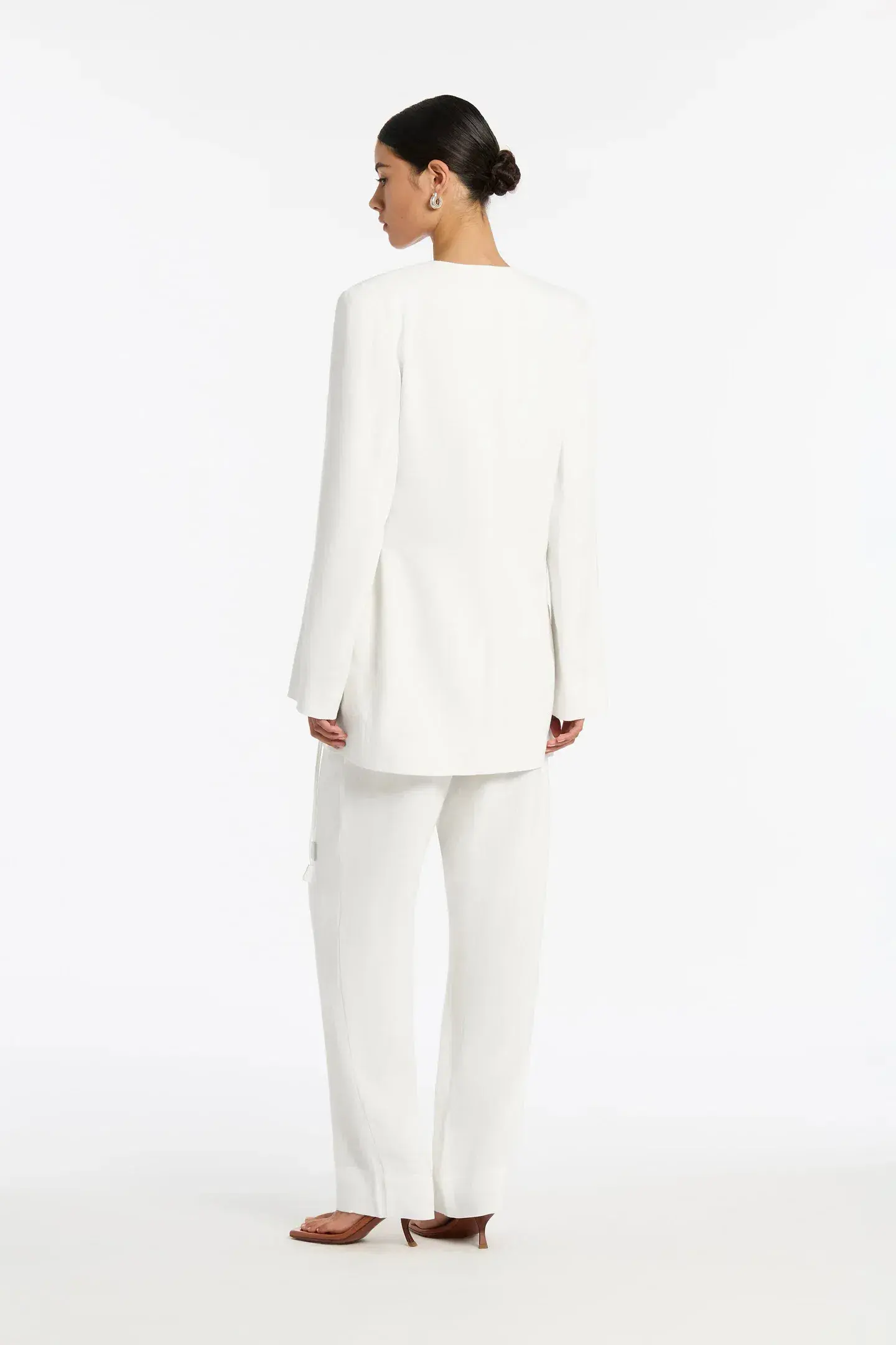 Sir The Label Clemence Blazer White Size 0 / AU 6 - Image 2