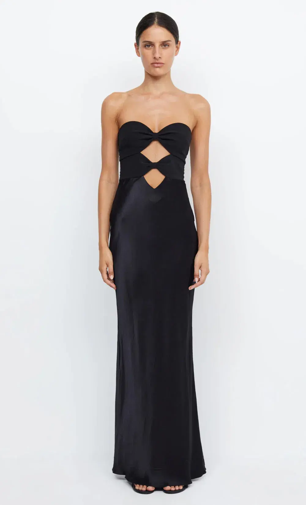 Bec & Bridge Halle Strapless Black Dress Size AU 12 - Image 1