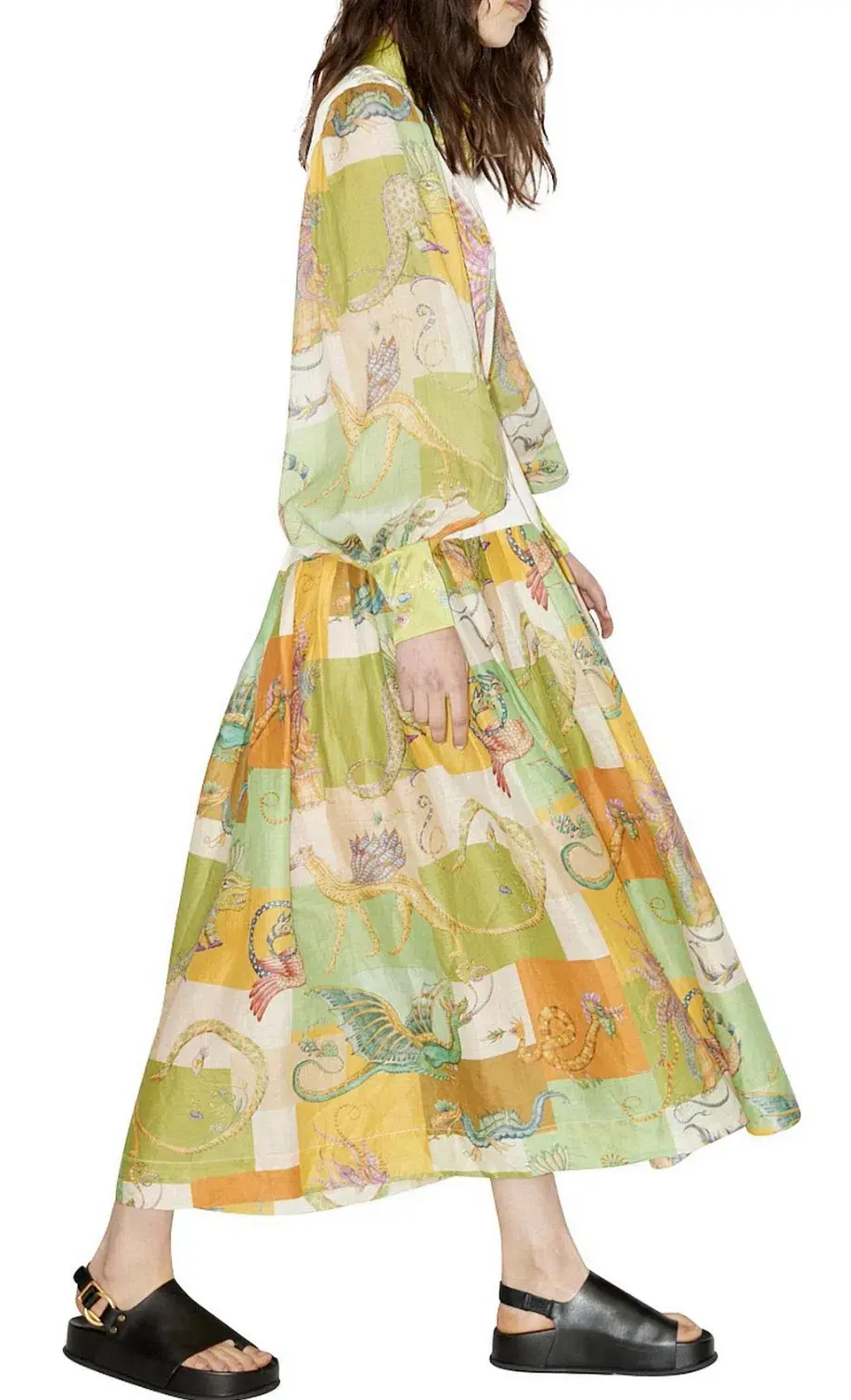 Alemais Jerome Shirtdress Multi Size 16 for rent on The Volte - main image