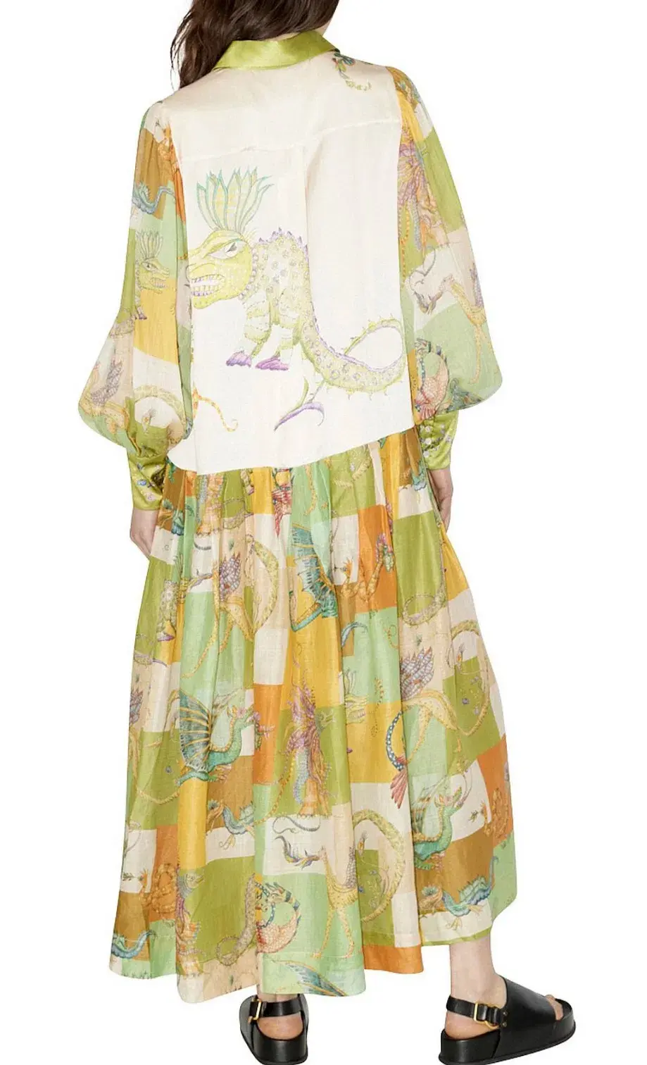 Alemais Jerome Shirtdress Multi Size 16 - Image 2