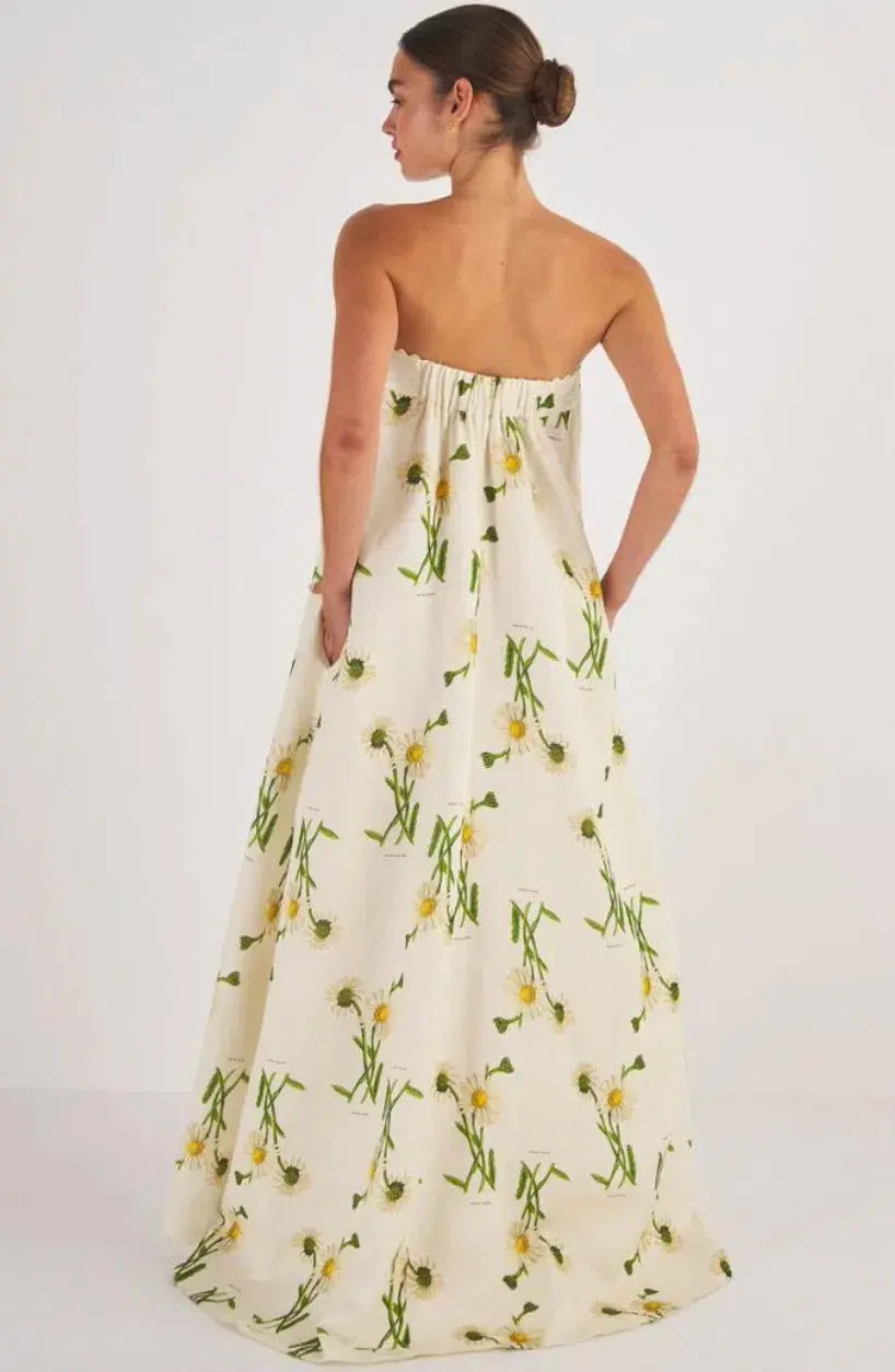 Oroton Field Daisy Gown Cream Size AU 6  - Image 2